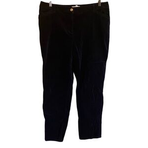 Chico’s Navy Blue Velvet Pants. Size 2.5. (14).